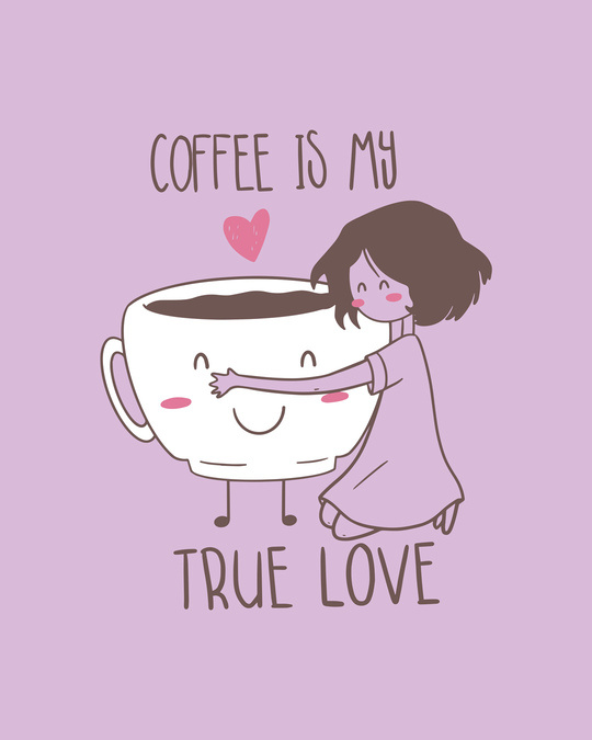 Shop Coffee Is My Love Boyfriend T-Shirt-Full