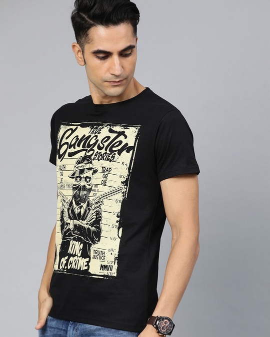 Shop Black Graphic T Shirt-Design