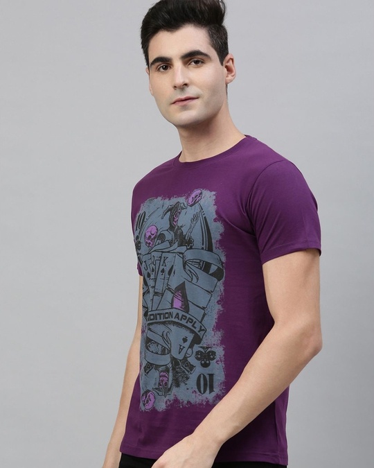 Shop Purple Graphic T Shirt-Design