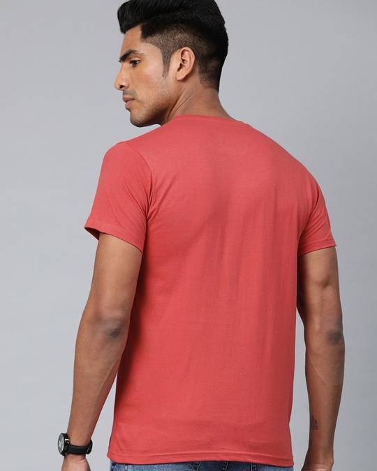Shop Red Graphic T Shirt-Back