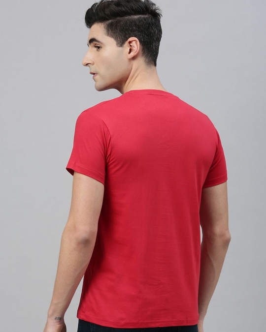 Shop Red Graphic T Shirt-Back