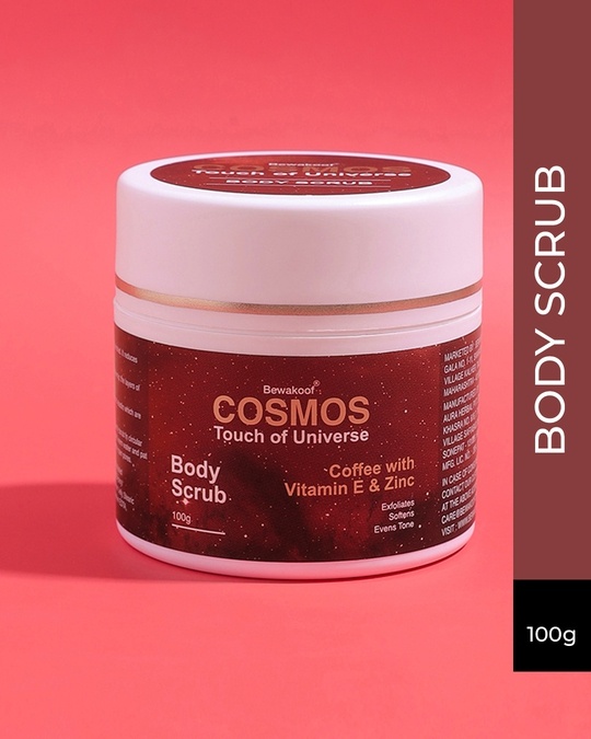 Shop Body Scrub By Bewakoof With Coffee With Vitamin E And Zinc 100g-Front
