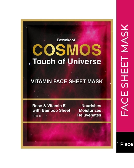 Shop Face Sheet By Bewakoof With Rose Vitamin E & Bamboo Sheet-Front