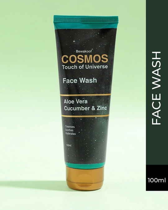 Shop Face Wash By Bewakoof With Aloe Vera, Cucumber & Zinc 100ml-Front