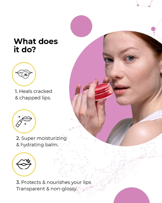Shop Lip Balm By Bewakoof With Vitamin E And Beetroot & Zinc 10g-Full