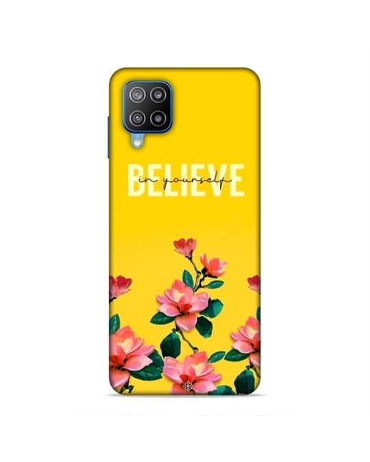 Shop Yellow Premium Believe In Yourself 3d Printed Hard Back Case For (Samsung F12)-Front