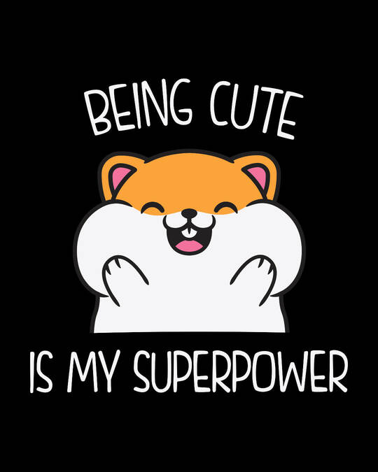 Shop Cuteness Superpower Boyfriend Fit T-shirt-Full