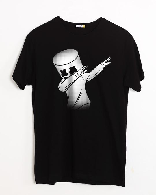 Buy Dab Marshmello Printed Half Sleeve T-Shirt For Men Online India ...