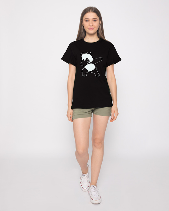 Shop Dabbing Panda Boyfriend T-Shirt-Full