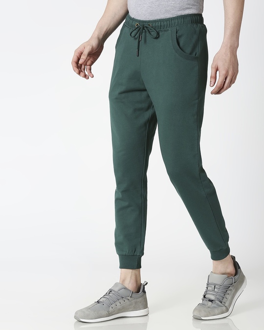 Dark Forest Green Casual Jogger Pant