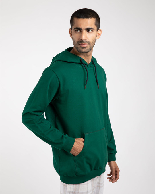 forest green mens hoodie