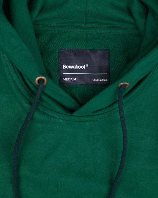 plain dark green hoodie