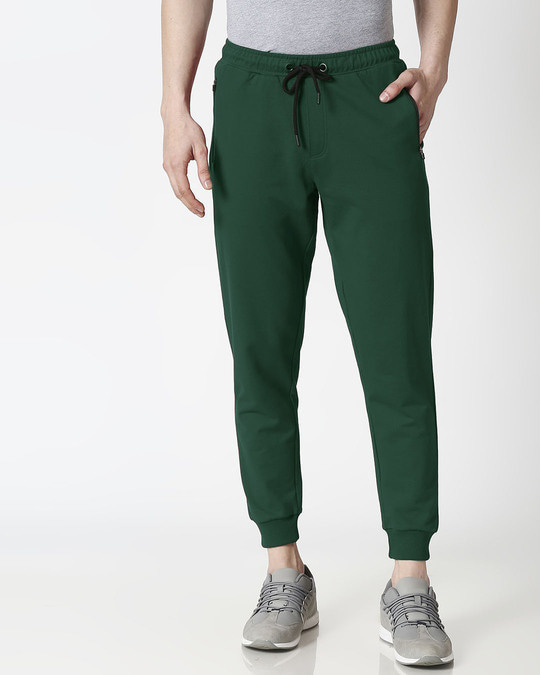 forest green joggers