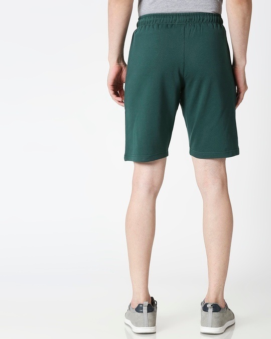 Buy Dark Forest Green Casual Shorts for Men green Online at Bewakoof