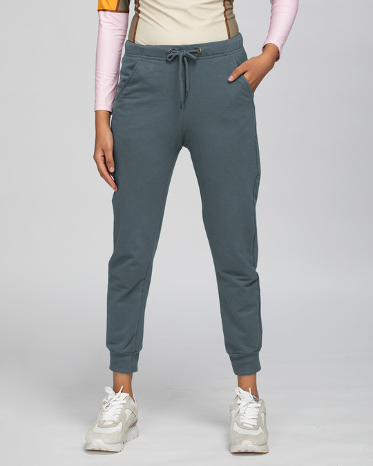 plain grey joggers womens