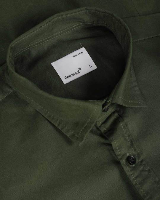 dark green shirt for mens