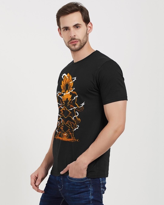 Shop DBZ: Evolution Official Dragon Ball Z Cotton Half Sleeves T-Shirt-Design