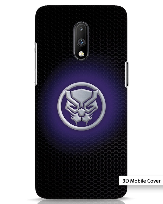 Shop Black Panther Glow OnePlus 7 3D Mobile Cover-Front