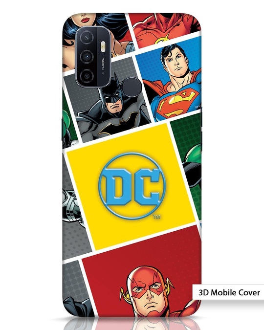 Shop Dc Square Oppo A53 3D Mobile Cover-Front
