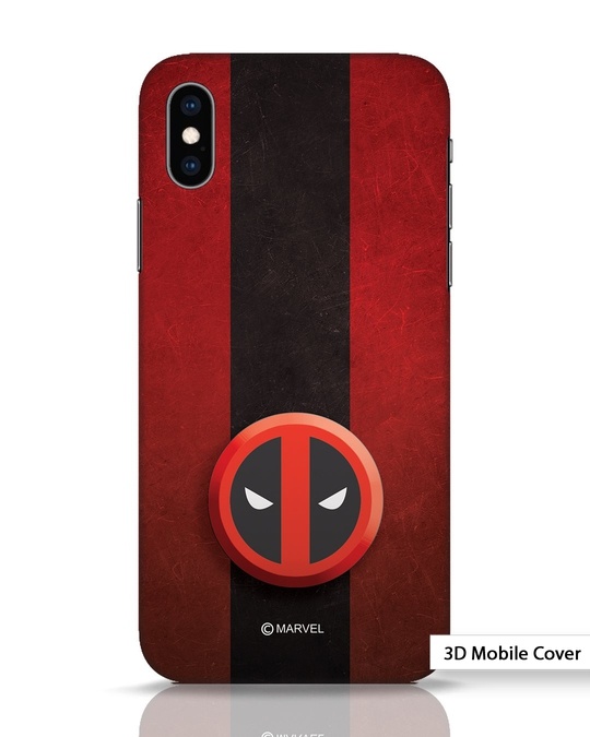 Shop Deadpool Shadow iPhone XS 3D Mobile Cover-Front