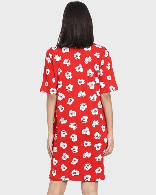 Shop Women's Deep Red Boyfriend Dress-Design