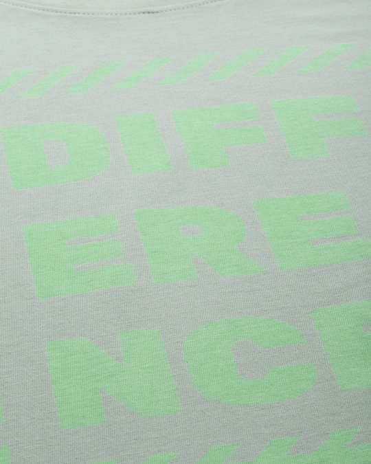 Shop Grey Typographic T Shirt-Full
