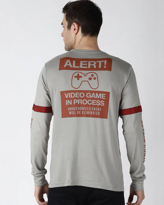 Shop Grey Typography T Shirt-Design