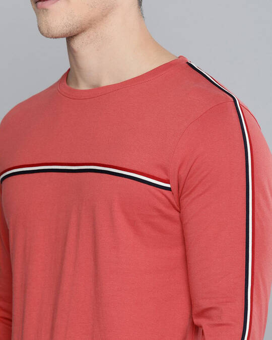 Shop Red Solid T Shirt-Design