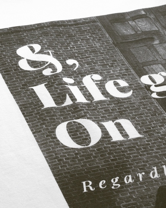 Shop White Typographic T Shirt-Full