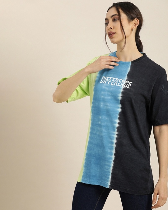 Shop Women's Oversized Tie & Dye T-shirt-Design