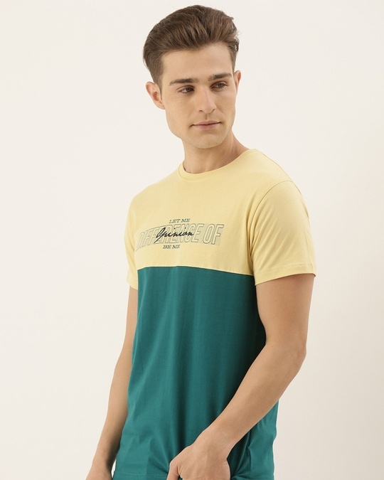 Shop Yellow Typography T Shirt-Design