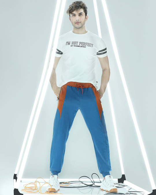teal joggers mens