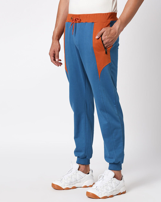 color block joggers