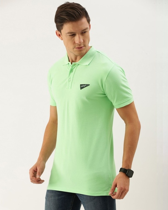Shop Men's Green Solid T-shirt-Design