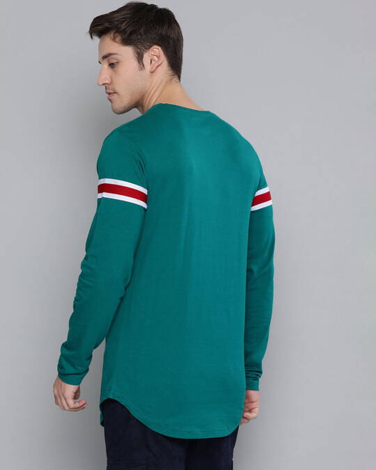 Shop Men's Green Solid T-shirt-Design