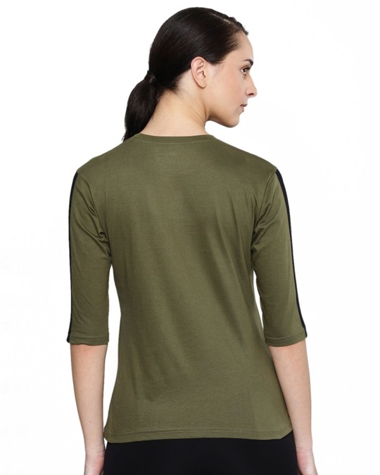 Shop Women's Green Typography T-shirt-Design