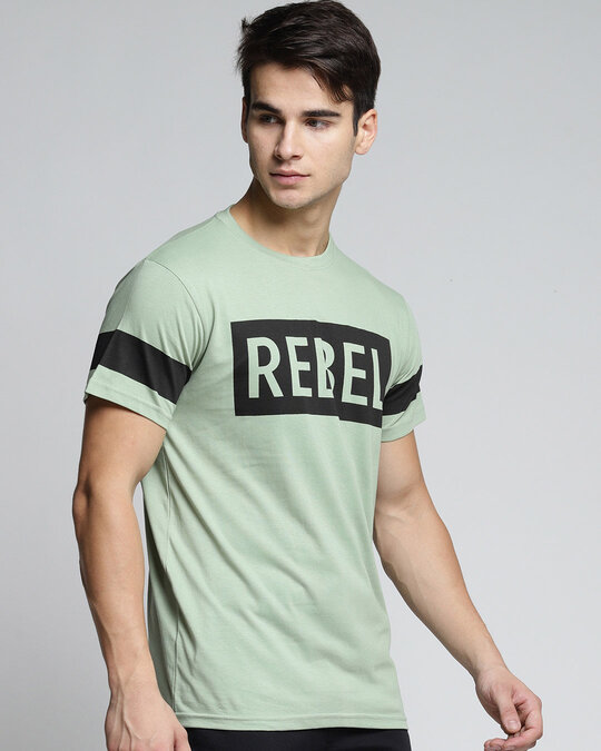 Shop Green Typography Half Sleeves T-Shirt-Design