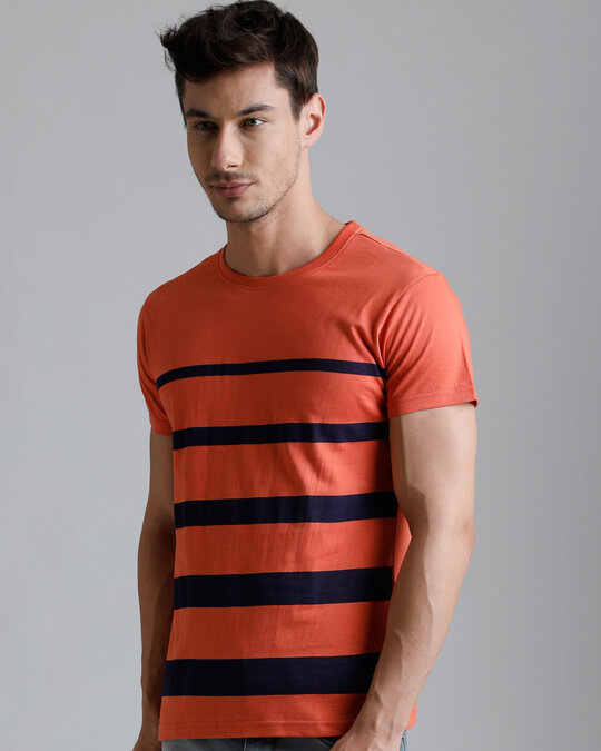 Shop Maroon Striped T Shirt-Design
