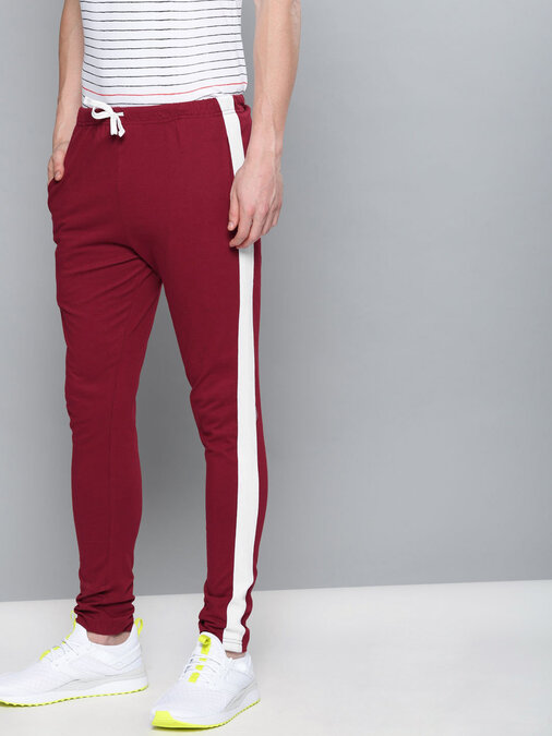 Shop Men's Red Solid Track Pants-Design