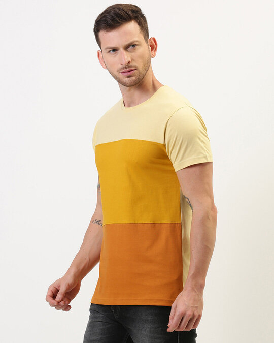 Shop Off White Colourblocked T Shirt-Design