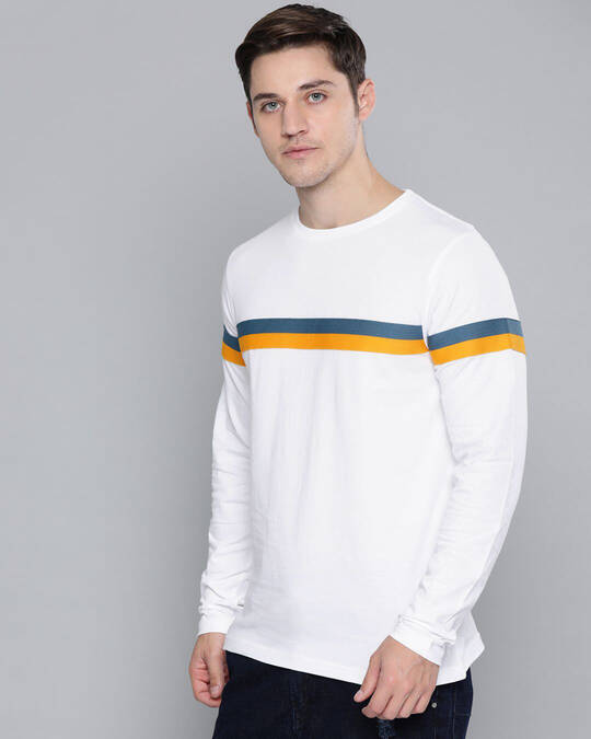 Shop Men's White Solid T-shirt-Design