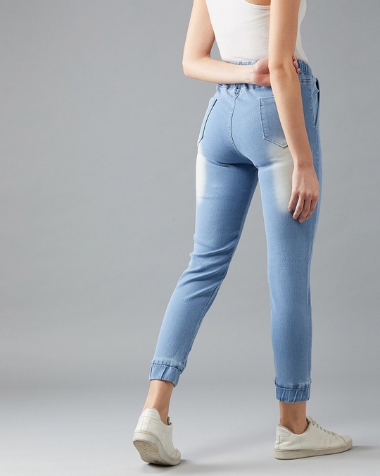 Shop Just The Right Madness Denim Jogger-Back