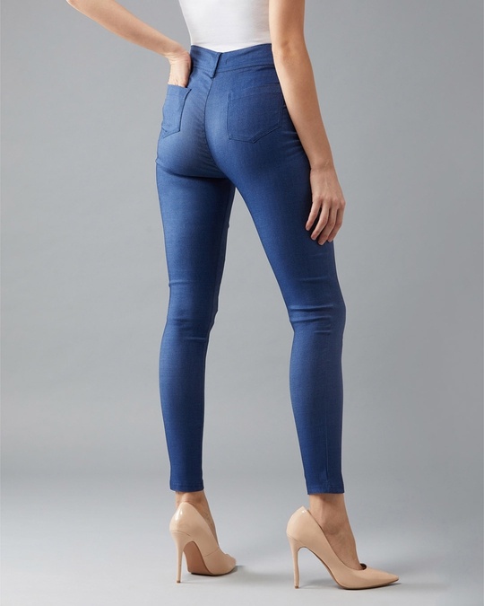 Shop Just You And I High Waist Treggings-Back