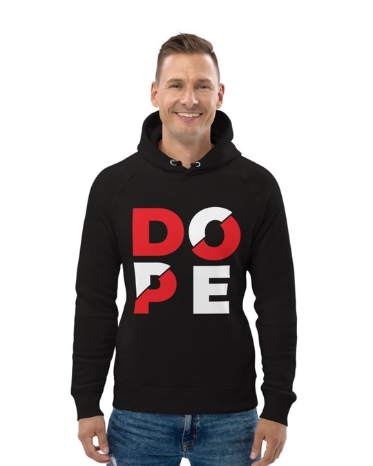 Shop Men's Black Dope Print Regular Fit Hoodie-Front
