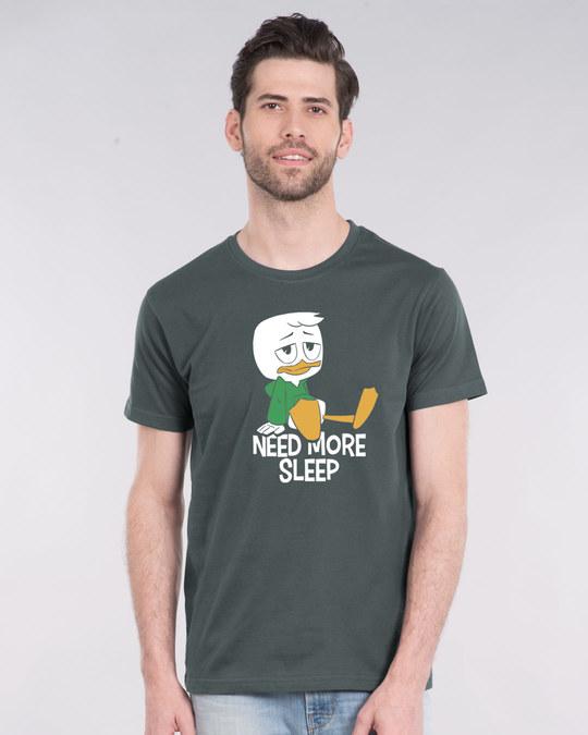 Shop Duck Tales Need Sleep Half Sleeve T-Shirt (DL)-Front