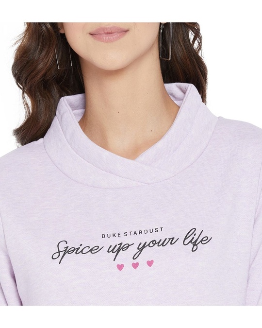 Shop Women's Full Sleeve T Neck Smart Fit Sweatshirt