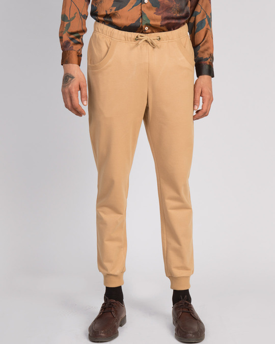 beige jogger pants womens