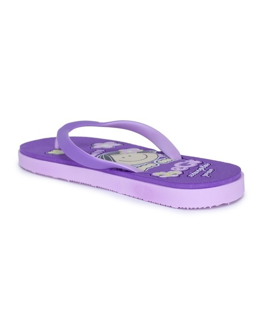 Shop Women Purple Printed Synthetic Slippers & Flip Flops-Design