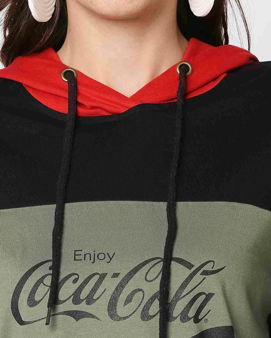 Shop Enjoy Coca-Cola Short Top Hoodie