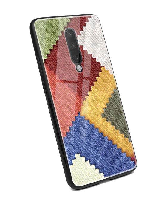 Shop Fabric Feels Samsung Galaxy A50 Glass Mobile Cover-Back